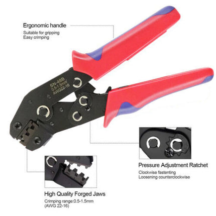 Assorted Waterproof Insulated Electrical Wiring Connectors Crimp Terminals Plier 4
