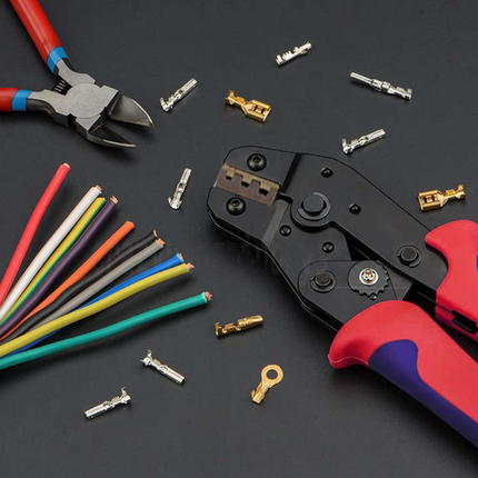 Assorted Waterproof Insulated Electrical Wiring Connectors Crimp Terminals Plier 9