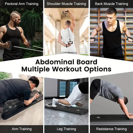 Abdominal Exercise Board Push Up Board Pilates Reformer Set Fitness Equipment 4