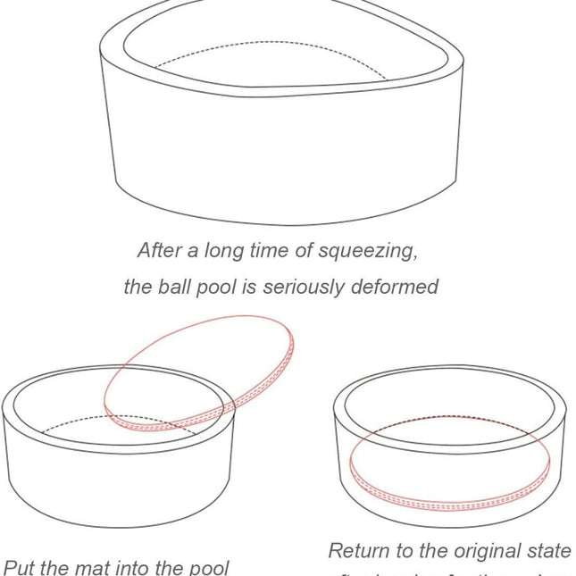 90x30cm Ocean Ball Play Pit Soft Baby Kids Paddling Foam Pool Child Barrier Toy 2