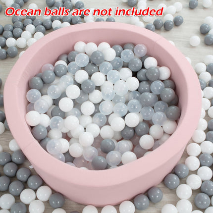 90x30cm Ocean Ball Play Pit Soft Baby Kids Paddling Foam Pool Child Barrier Toy 4