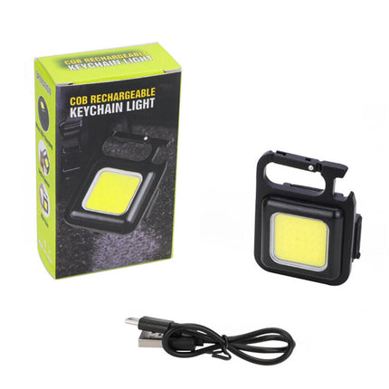 Mini Waterproof Rechargeable LED Light USB Flashlight-Lamp Torch Pocket Keychain 3