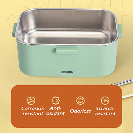 75W Electric Lunch Box Food Warmer Heater 1.8L Portable Leak Proof Car Home AU 4