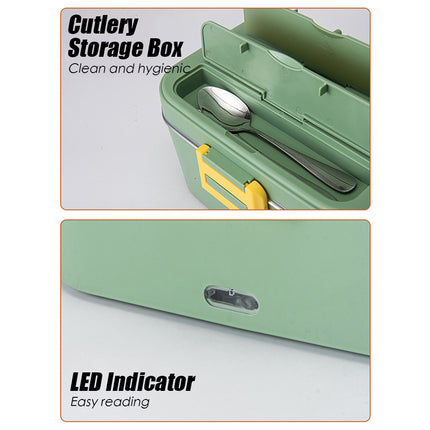 75W Electric Lunch Box Food Warmer Heater 1.8L Portable Leak Proof Car Home AU 7