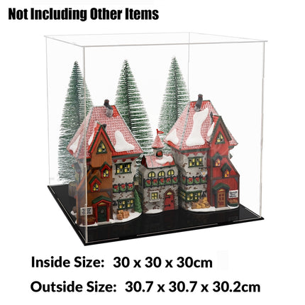 30x30x30CM Acrylic Display Case Dustproof Box Action Figure Model Car Collection 2