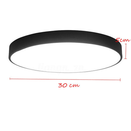 30CM LED Ceiling Light Modern Surface Mount Flush Panel Downlight Ultra-thin 2