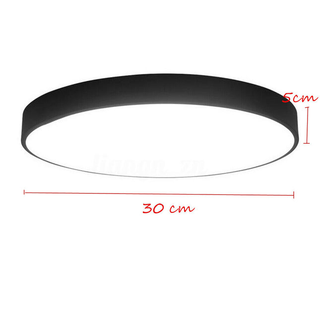 30CM LED Ceiling Light Modern Surface Mount Flush Panel Downlight Ultra-thin 2
