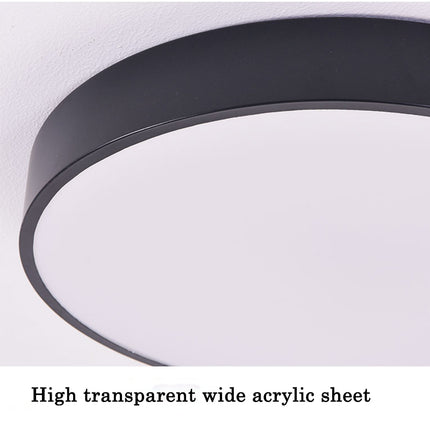 30CM LED Ceiling Light Modern Surface Mount Flush Panel Downlight Ultra-thin 8