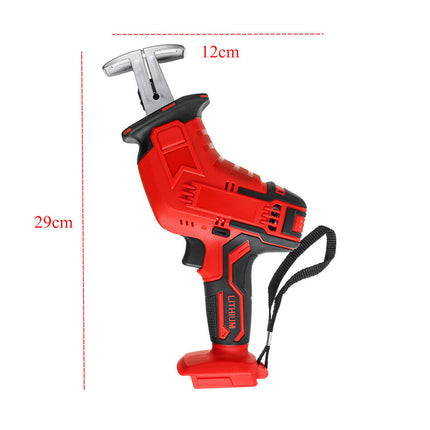 Red Cordless Electric Reciprocating Saw Cutter w+ Blades For Makita Battery 3