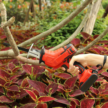 Red Cordless Electric Reciprocating Saw Cutter w+ Blades For Makita Battery 5
