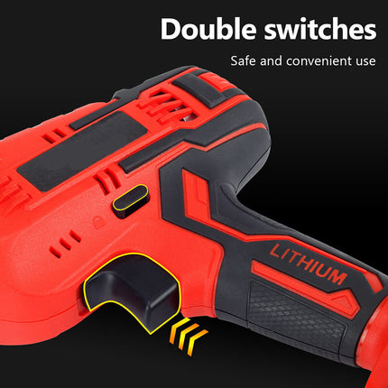 Red Cordless Electric Reciprocating Saw Cutter w+ Blades For Makita Battery 6