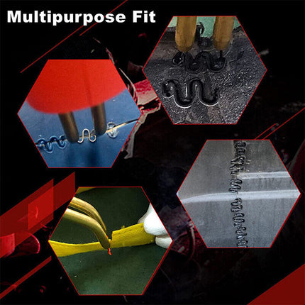 2200PCS Plastic Welder Garage Tool Hot Staple Staplers Bumper Repair Welding Kit 4