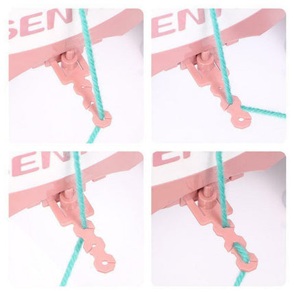 48 Needles DIY Knitting Machine Weaving Swift Yarn Fiber String Ball Wool Winder 2