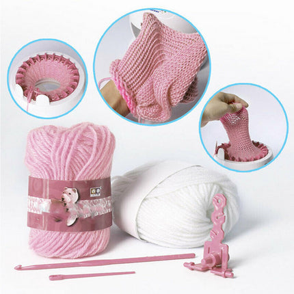 48 Needles DIY Knitting Machine Weaving Swift Yarn Fiber String Ball Wool Winder 8