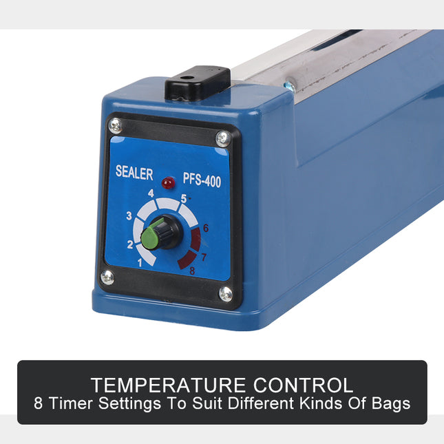 400mm Electric Heat Sealer Sealing Machine Impulse Plastic Poly Bag AU PLUG 2