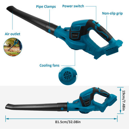 Cordless Leaf Blower Dust Tools Garden Lightweight for Makita 18V  Battery AU 6