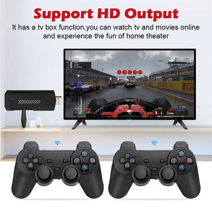 40000+ HD HDMI Pre-Loaded Retro Video Game Stick Console +2 Wireless Controller 8