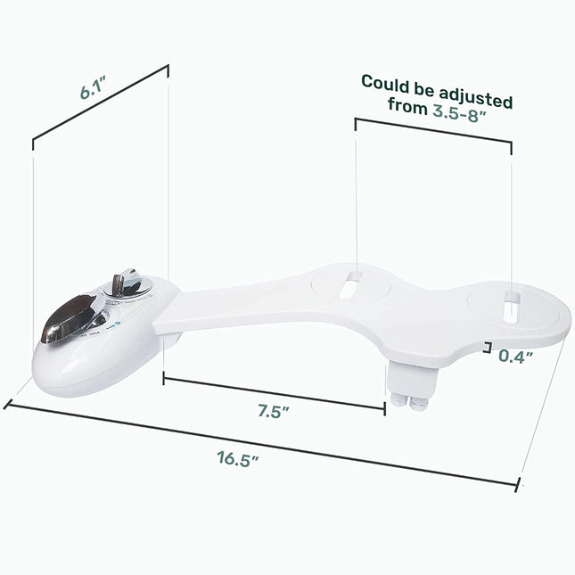 Toilet Bidet Seat Spray Hygiene Water Wash Clean Sanitation Bathroom Attachment 2