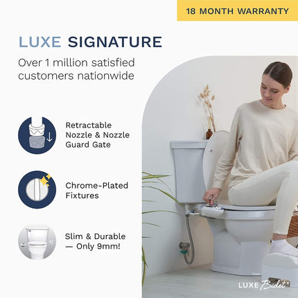 Toilet Bidet Seat Spray Hygiene Water Wash Clean Sanitation Bathroom Attachment 3