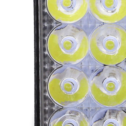 10PCS 80W CREE FLOOD LED Work Lights 12V Boat Camping Square 4inch Bar 5