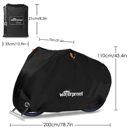Heavy Duty Waterproof Bicycle Bike Cover Cycle Outdoor UV Protection 2