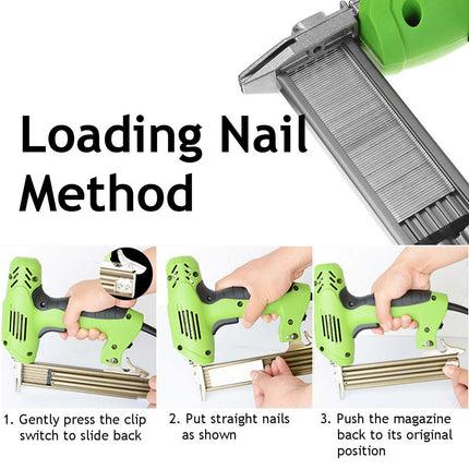 Electric nail Gun Straight Nail Nailer Framing Heavy Duty Woodworking nail Gun 7