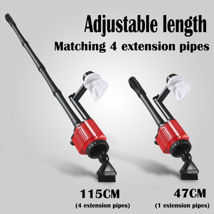 Aquarium Electric Siphon Pump Vacuum Cleaner Fish Tank Clean Water Change Gravel 4