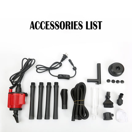 Aquarium Electric Siphon Pump Vacuum Cleaner Fish Tank Clean Water Change Gravel 5