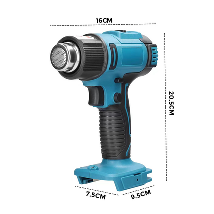 2200W Cordless Heat Gun Hot Air Gun Temperature 300~580 Degree Celsius For Makita 18V Battery 4