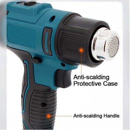 2200W Cordless Heat Gun Hot Air Gun Temperature 300~580 Degree Celsius For Makita 18V Battery 5