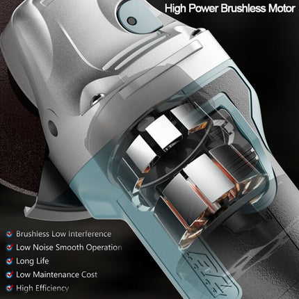 125mm Brushless Angle Grinder Cutting Machine Polisher For Makita 18V Battery 7