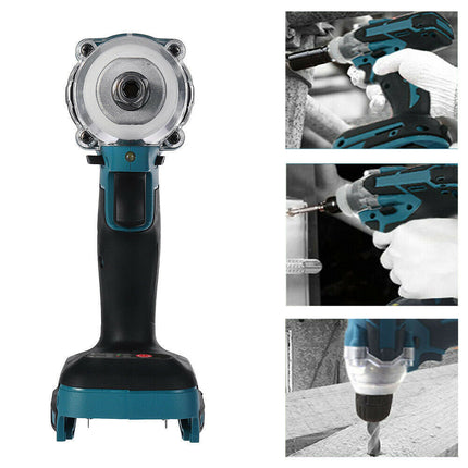 1/2" Cordless Impact Wrench Driver Brushless Rattle Gun For Makita 18V Battery 5