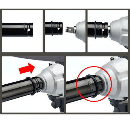 1/2" Cordless Impact Wrench Driver Brushless Rattle Gun For Makita 18V Battery 7