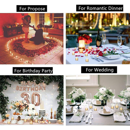 24PCS Flameless LED Tea Light Tealight Candle Wedding Decoration 3
