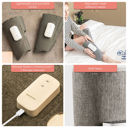 Leg Massager Heated Air Compression Foot Massage Calf Circulation Muscles Relax 5