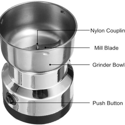 Electric Coffee Grinder Grinding Milling Machine Bean Nut Spice Matte Blender AU 2