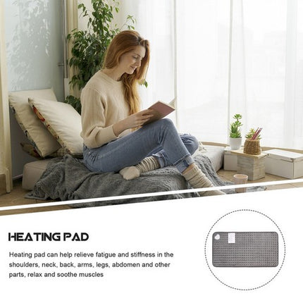 Electric Heat Pad Adjustable Heating Mat Warmer Blanket Back Pain Relief 60x30cm 8