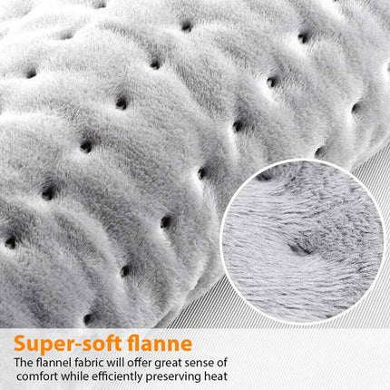 Electric Heat Pad Adjustable Heating Mat Warmer Blanket Back Pain Relief 100x50cm 5