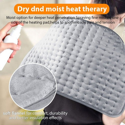 Electric Heat Pad Adjustable Heating Mat Warmer Blanket Back Pain Relief 100x50cm 7