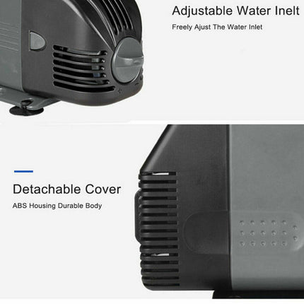 24W Adjustable Flow Aquarium Pump Water Submersible Fish Tank Fountain Pond Marine 6