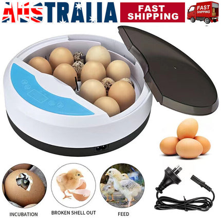 9 Egg Incubator Semi-Automatic Digital Temperature Chicken Duck Eggs Poultry 8