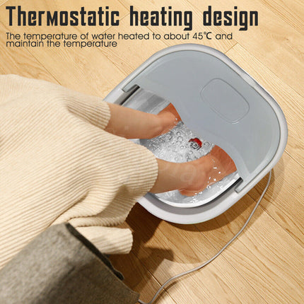 Electric Foot Spa Massager Footbath Pedicure Heat Soak Home Bath Tub Massage 8