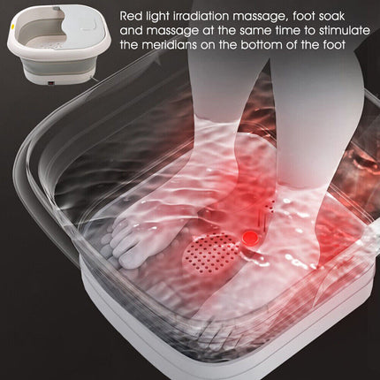 Electric Foot Spa Massager Footbath Pedicure Heat Soak Home Bath Tub Massage 12