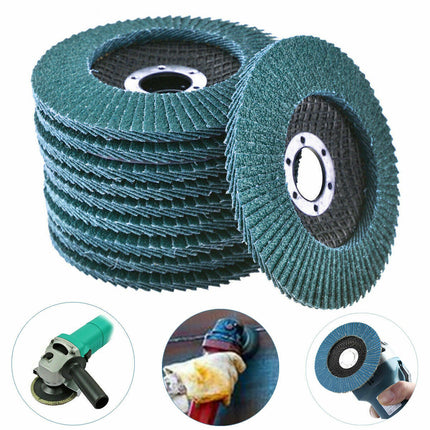 20 PCS 40 Grit Grinding Wheel 5'' 125MM Angle Grinder Flap Sanding Disc AU 2