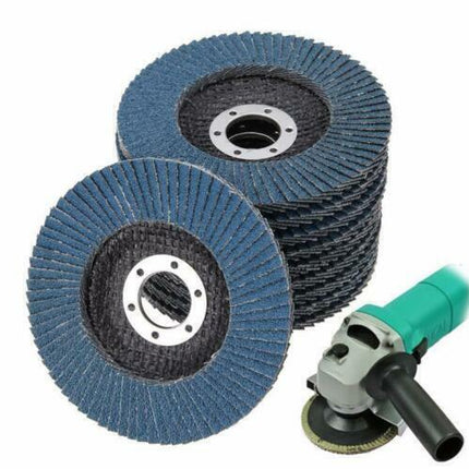 20 PCS 40 Grit Grinding Wheel 5'' 125MM Angle Grinder Flap Sanding Disc AU 6