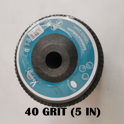 20 PCS 40 Grit Grinding Wheel 5'' 125MM Angle Grinder Flap Sanding Disc AU 9