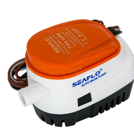 SEAFLO 12V 750GPH Automatic Bilge Pump Marine Boat Auto Submersible Pump 2