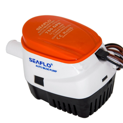 SEAFLO 12V 750GPH Automatic Bilge Pump Marine Boat Auto Submersible Pump 3