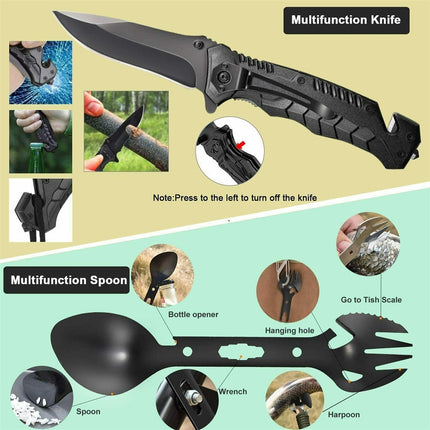 32 In 1 Emergency Survival Equipment Kit Camping SOS Tool Sports Tactical Hiking 5