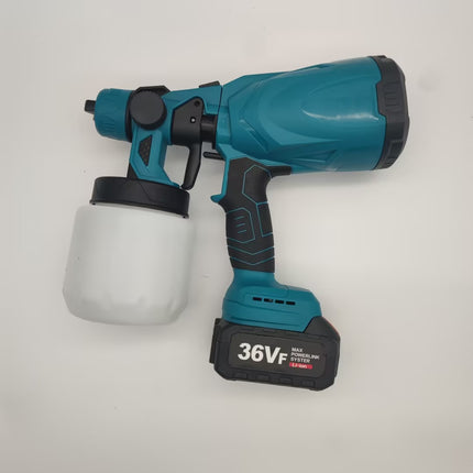 Cordless High Pressure Airless Spray Gun Paint Sprayer For Makita 36V Battery AU 12